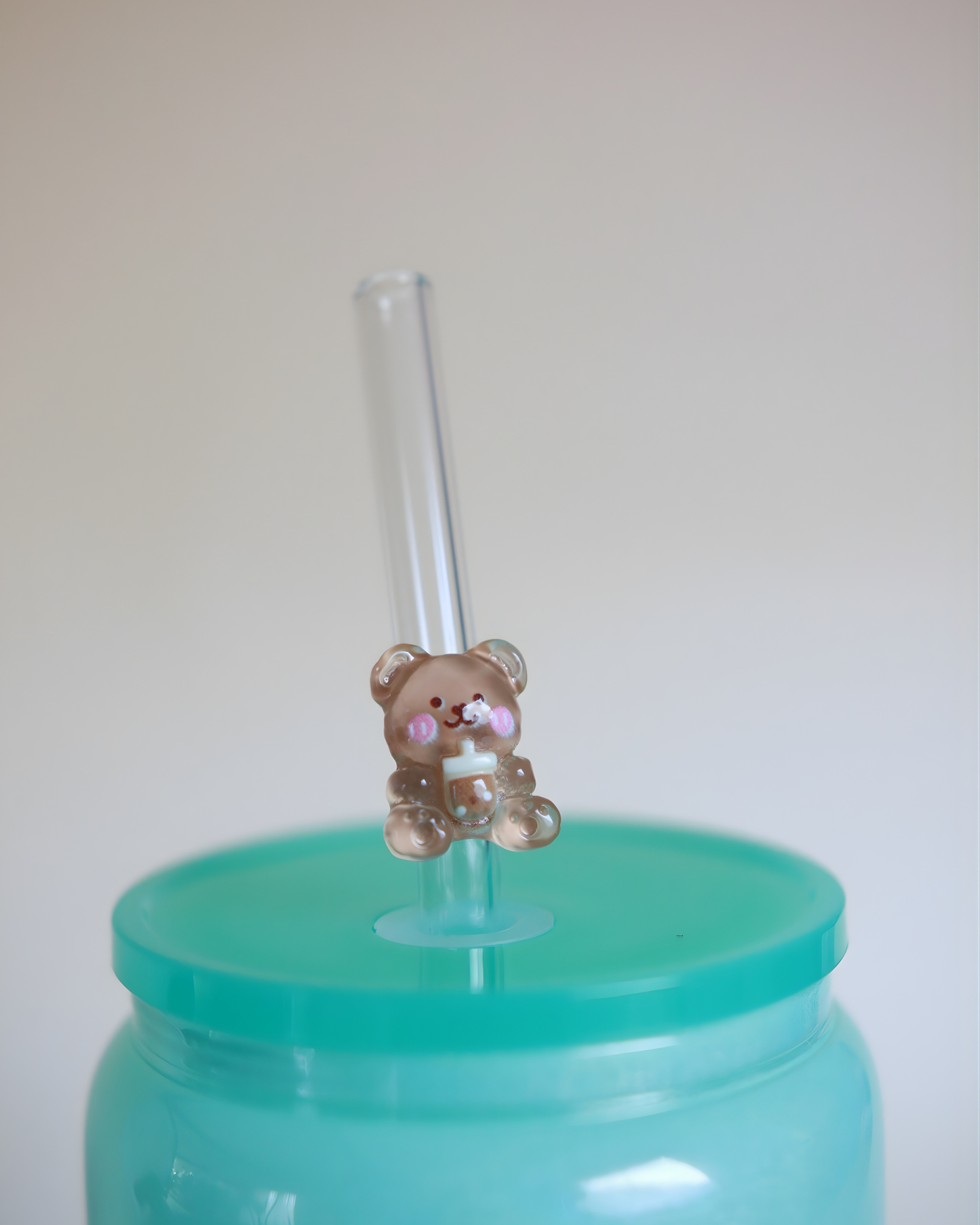 Paille en verre "Bubble Tea"