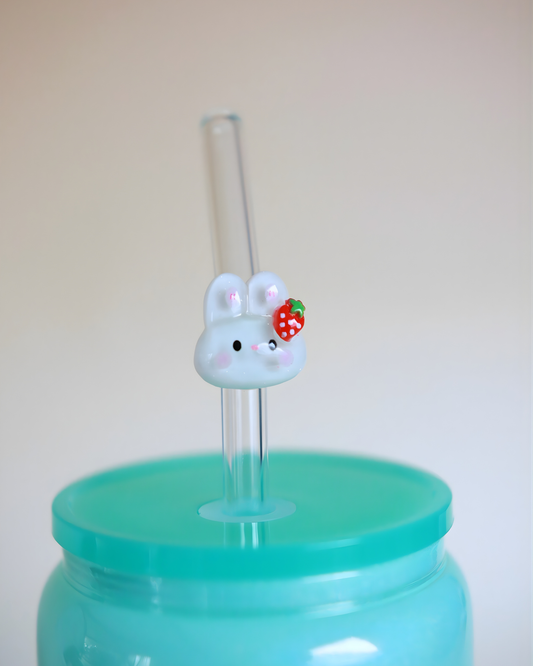 Paille en verre "Bunny"