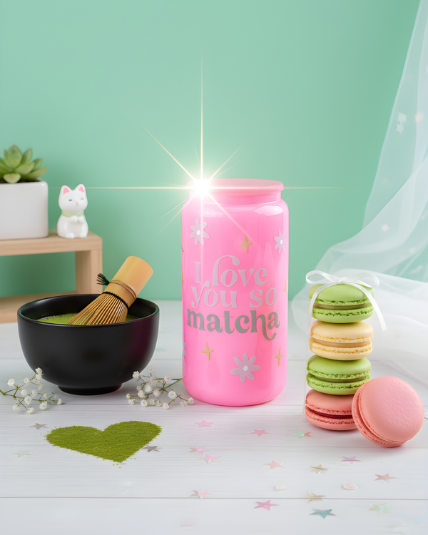 Pink Matcha Gobelet rose irisé double paroi | Bubble & Glitter – Bubble ...